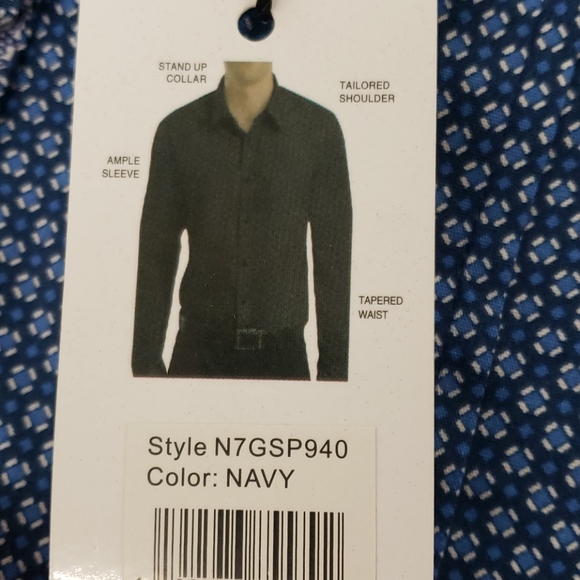 NWT Nick Graham everywhere cotton stretch shirt - Picture 5 of 6
